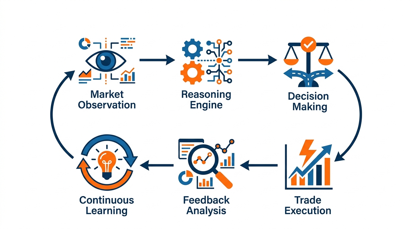 AI trading agent lifecycle